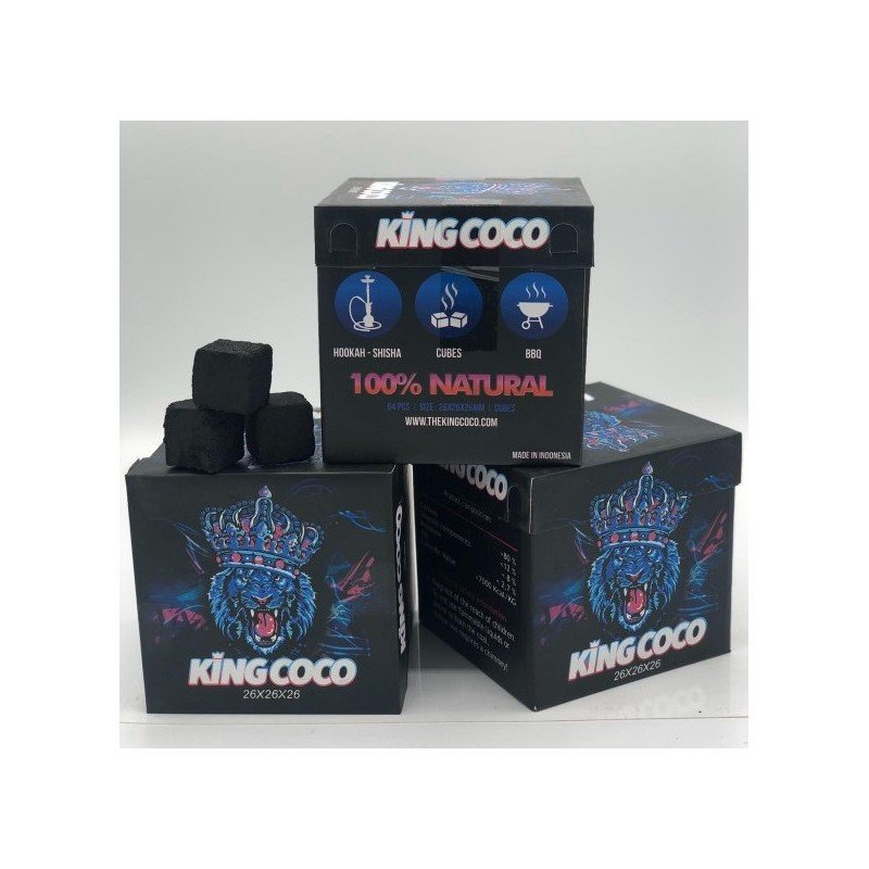 Carbon King Coco 26mm 1Kg cachimba shisha