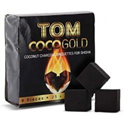 Carbón de Cachimba Vegetal Tom CocoGOLD